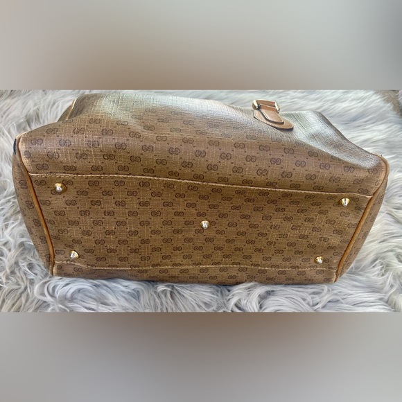 VINTAGE GUCCI BOSTON LEATHER HANDBAG - Picture 10 of 15